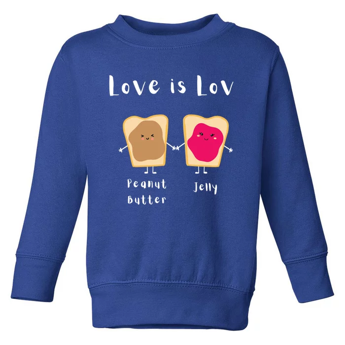 Love Is Love Cute Equality Hu Rights Science Gift Toddler Sweatshirt