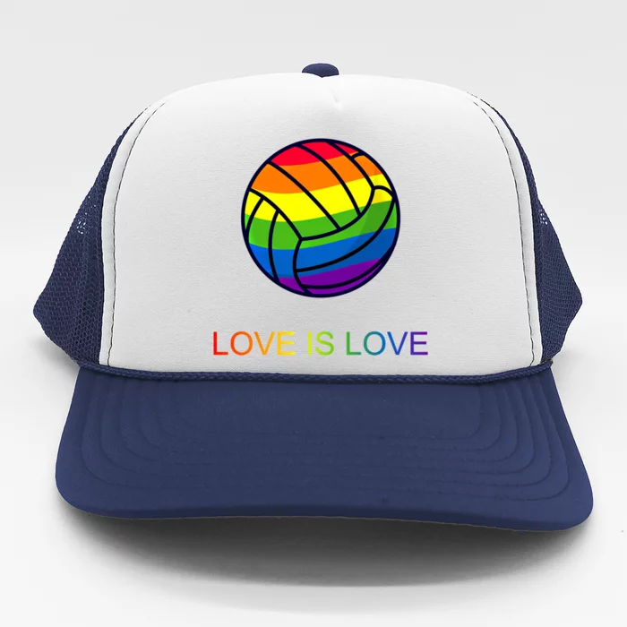 Love Is Love Meaningful Gift Pride Rainbow Water Polo Gift Trucker Hat