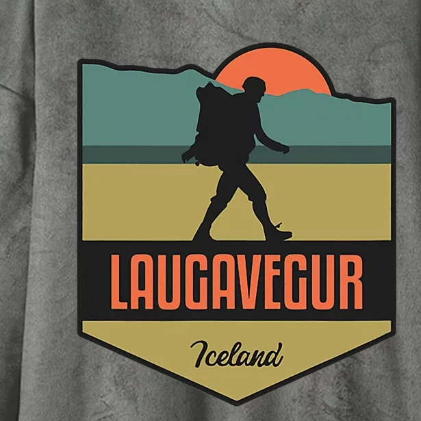 Laugavegur Iceland Hooded Wearable Blanket