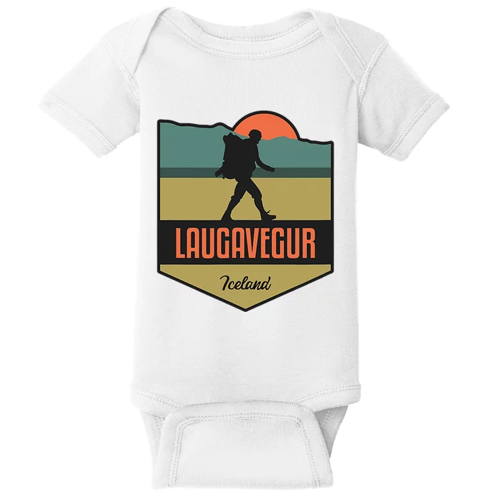 Laugavegur Iceland Baby Bodysuit