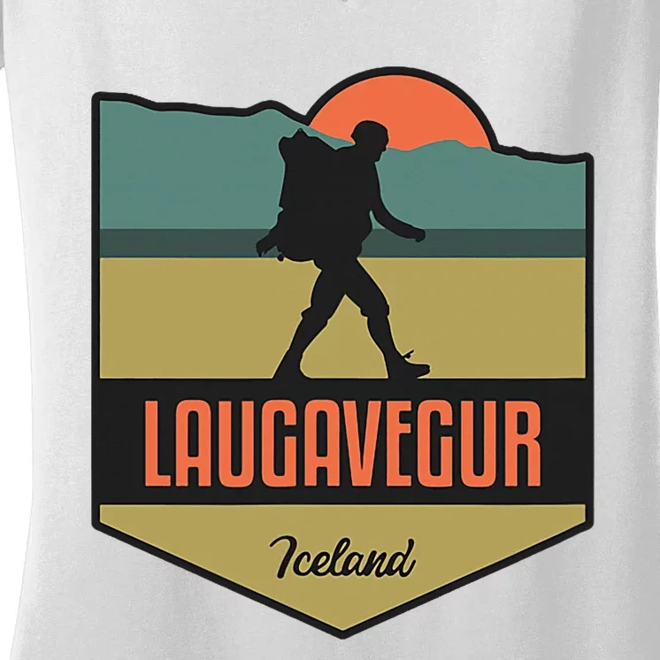 Laugavegur Iceland Women's V-Neck T-Shirt