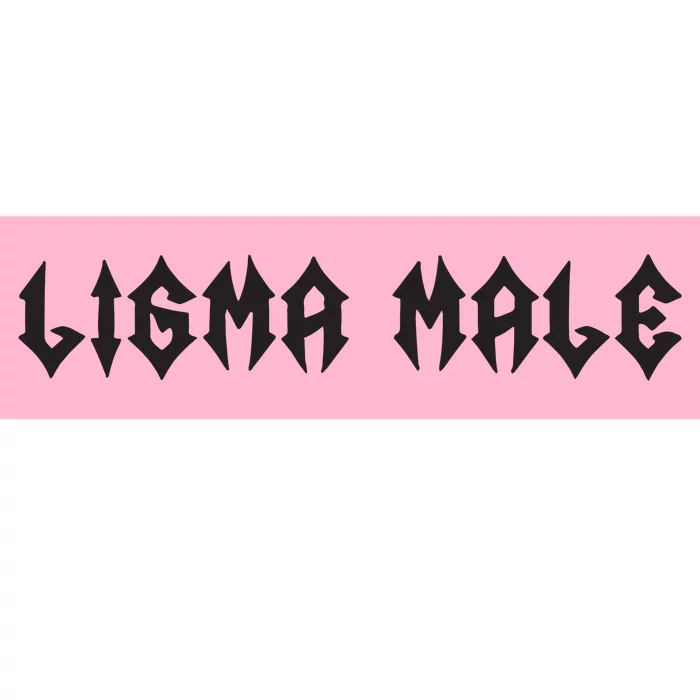 Lucca International Ligma Male Bumper Sticker