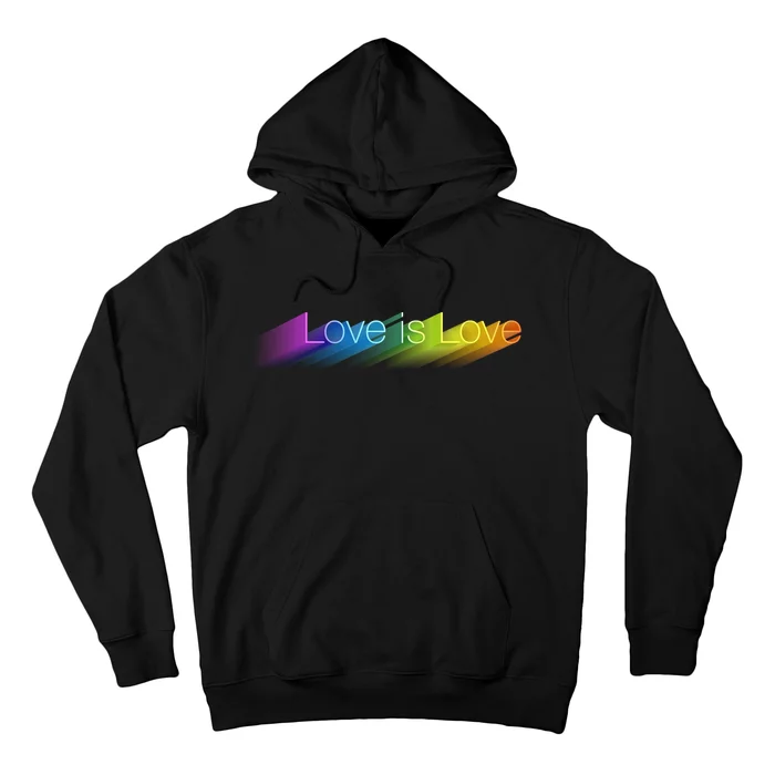 Love Is Love LGBTQ Rainbow Hoodie