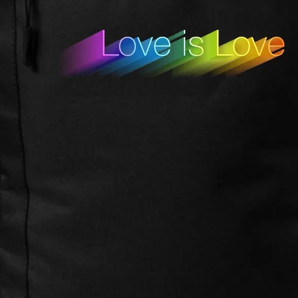 Love Is Love LGBTQ Rainbow Daily Commute Backpack