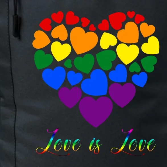 Love Is Love Pride Heart Daily Commute Backpack