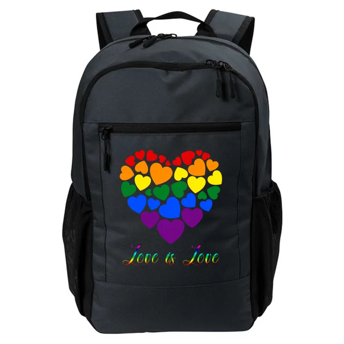 Love Is Love Pride Heart Daily Commute Backpack