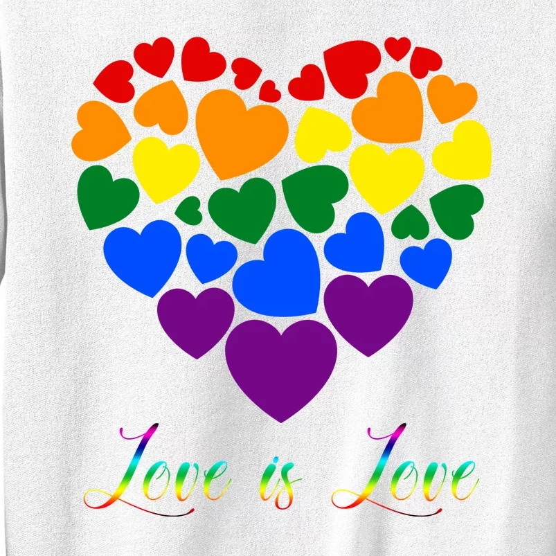 Love Is Love Pride Heart Sweatshirt