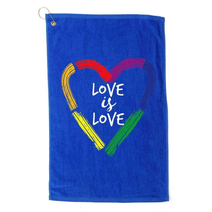 Love Is Love Platinum Collection Golf Towel