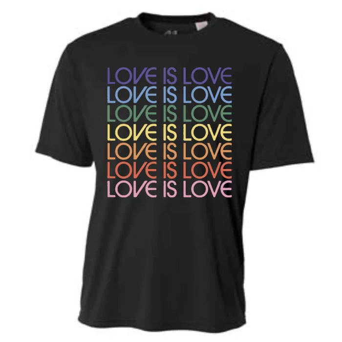 Love Is Love Pride Cooling Performance Crew T-Shirt