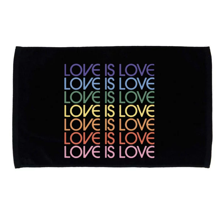 Love Is Love Pride Microfiber Hand Towel