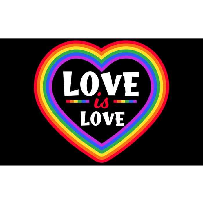 Love Is Love Lgbt Pride Graphic Bumper Sticker