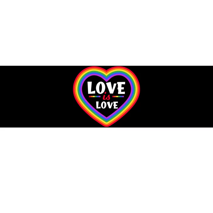 Love Is Love Lgbt Pride Graphic Bumper Sticker