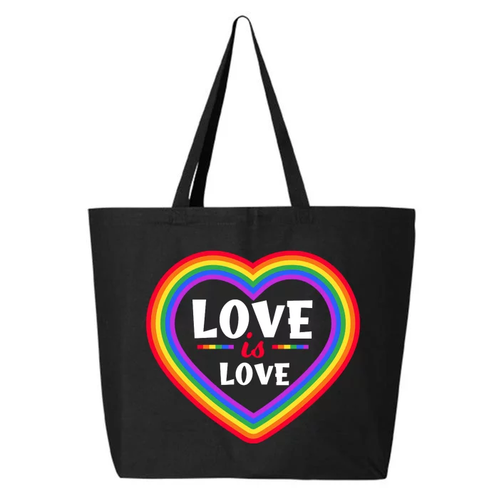 Love Is Love Lgbt Pride Graphic 25L Jumbo Tote