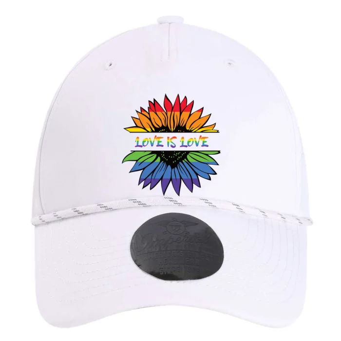 Love Is Love Rainbow Pride Graphic Performance The Dyno Cap