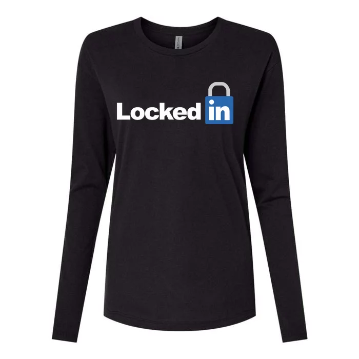 Locked In Womens Cotton Relaxed Long Sleeve T-Shirt