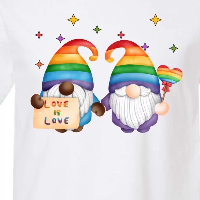 Love Is Love Rainbow Gnome Garment-Dyed Heavyweight T-Shirt