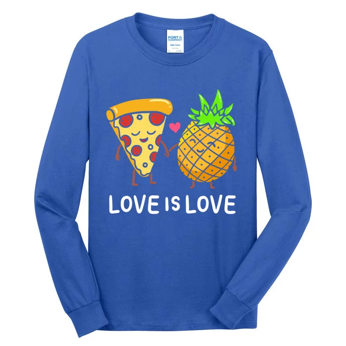 Love Is Love Clothing Gift For Valentine Funny Pizza Lover Funny Gift Tall Long Sleeve T-Shirt