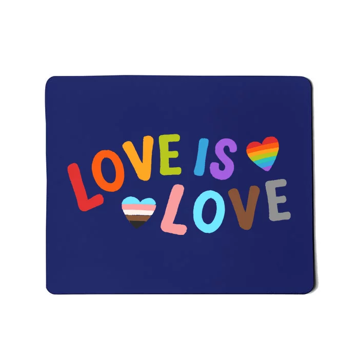 Love Is Love Pride Month Peace No Hate Classic Mousepad