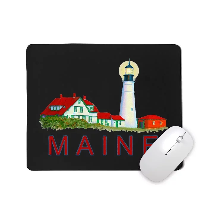 Lighthouse In MainePortland Head LighthouseCape Elizabeth Mousepad