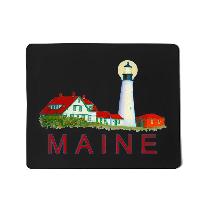 Lighthouse In MainePortland Head LighthouseCape Elizabeth Mousepad