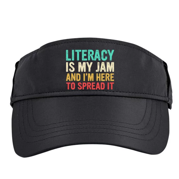 Literacy Is My Jam And IM Here To Spread It Adult Drive Performance Visor