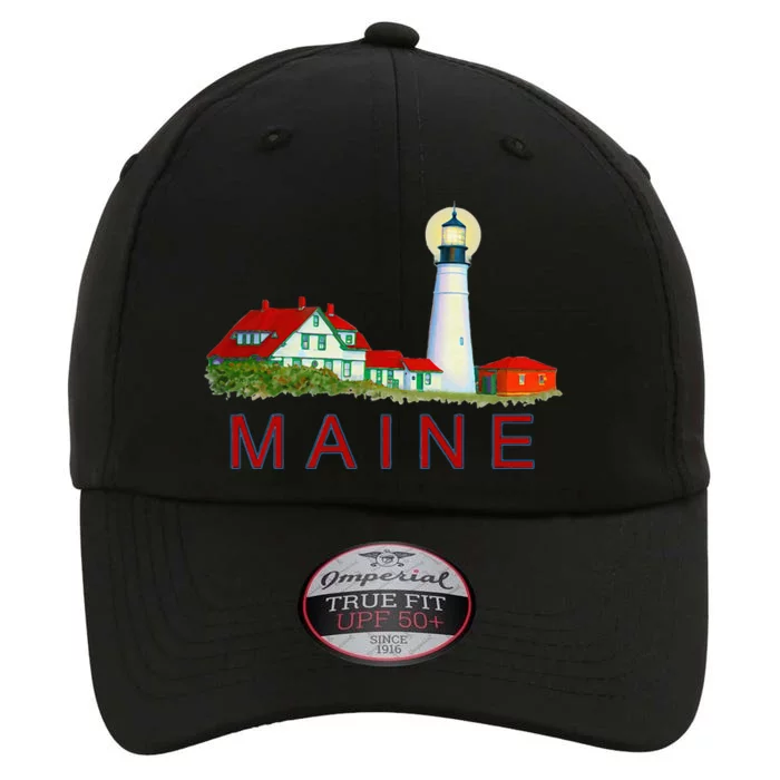 Lighthouse In MainePortland Head LighthouseCape Elizabeth The Original Performance Cap