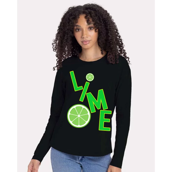 Lime Costume Womens Cotton Relaxed Long Sleeve T-Shirt