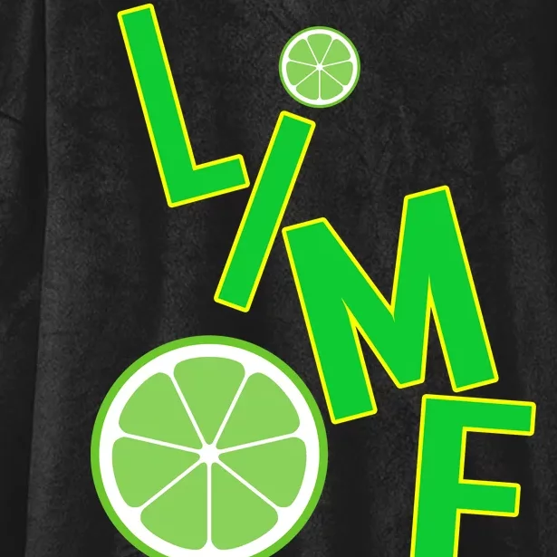 Lime Costume Hooded Wearable Blanket