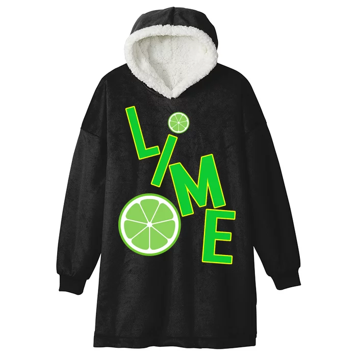 Lime Costume Hooded Wearable Blanket