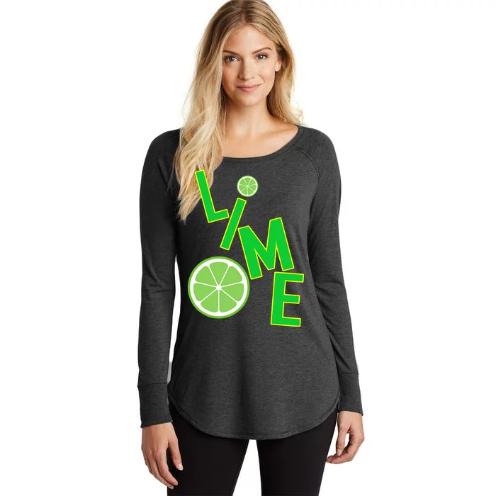 Lime Costume Women's Perfect Tri Tunic Long Sleeve Shirt