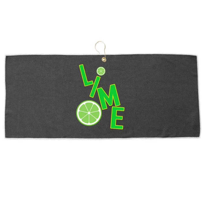 Lime Costume Large Microfiber Waffle Golf Towel