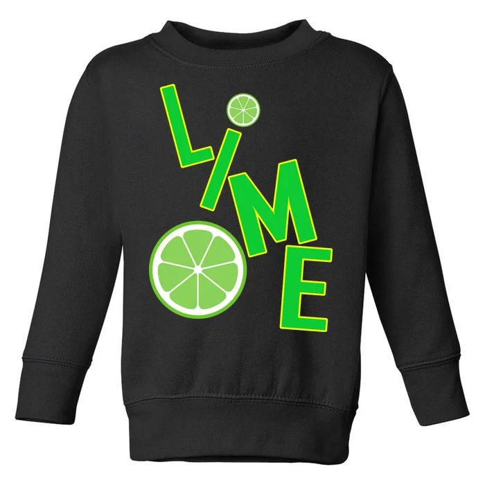 Lime Costume Toddler Sweatshirt