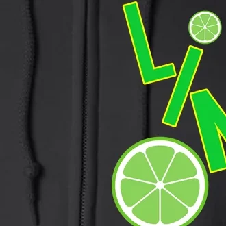 Lime Costume Full Zip Hoodie