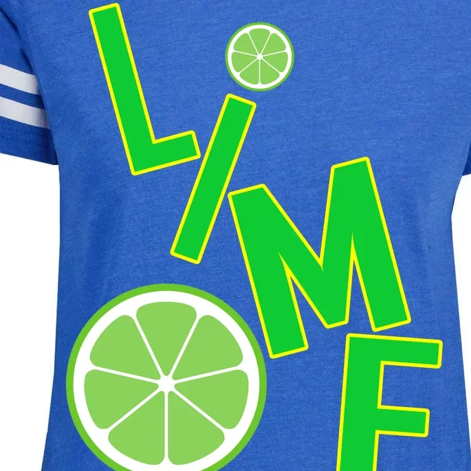 Lime Costume Enza Ladies Jersey Football T-Shirt