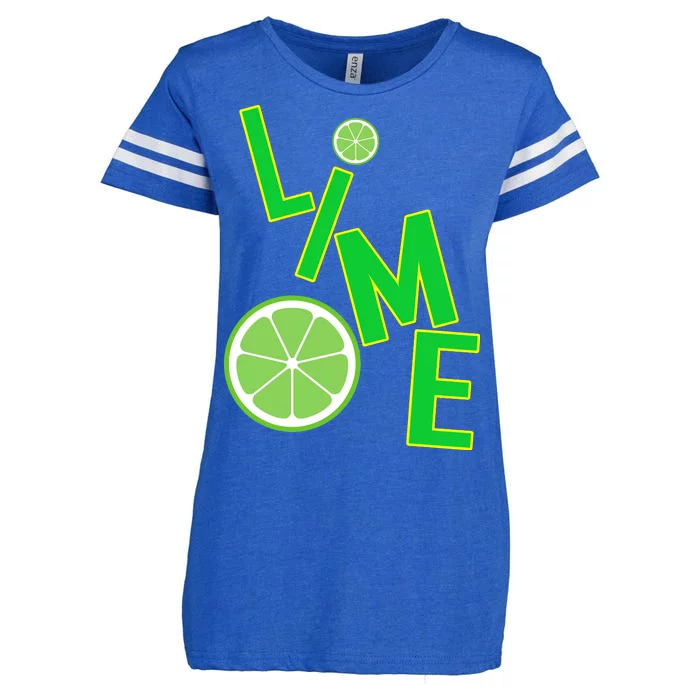 Lime Costume Enza Ladies Jersey Football T-Shirt