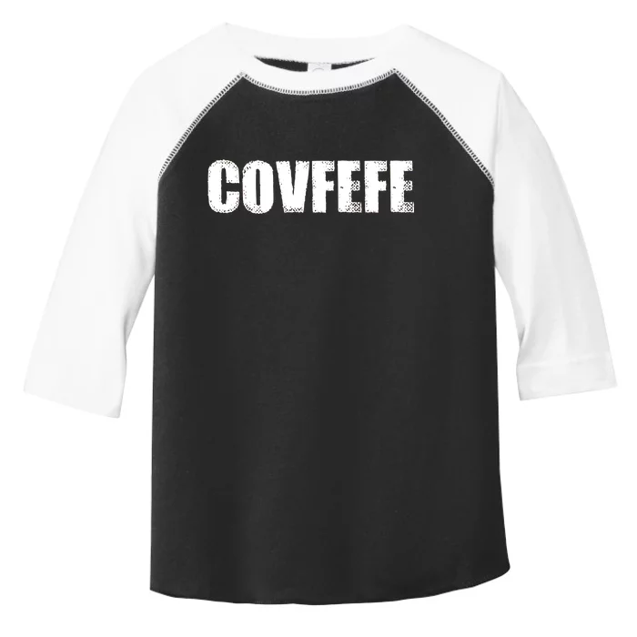 Limited Edition - Distressed Covfefe Toddler Fine Jersey T-Shirt