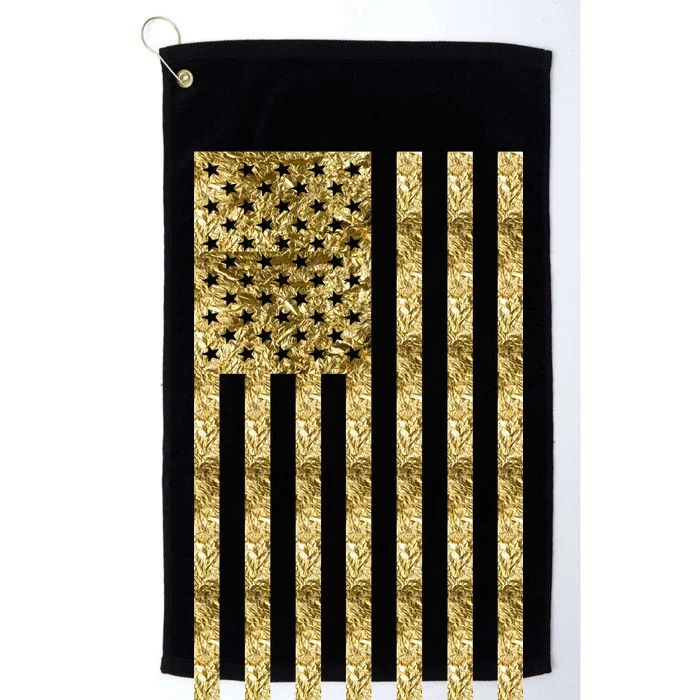 Limited Edition American USA Flag Platinum Collection Golf Towel