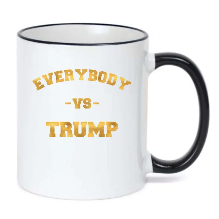 Limited Edition Everybody VS Trump Gold Print Black Color Changing Mug