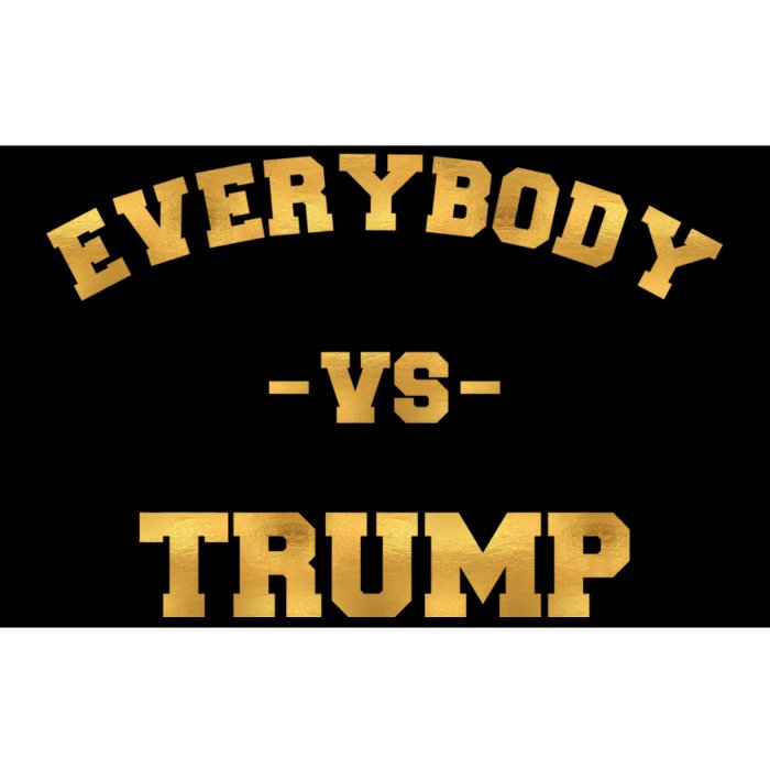 Limited Edition Everybody VS Trump Gold Print Bumper Sticker