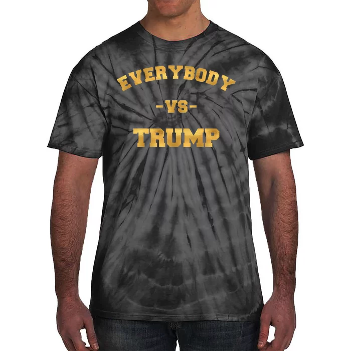 Limited Edition Everybody VS Trump Gold Print Tie-Dye T-Shirt