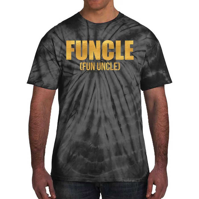 Limited Edition FUNCLE Fun Uncle Gold Print Tie-Dye T-Shirt