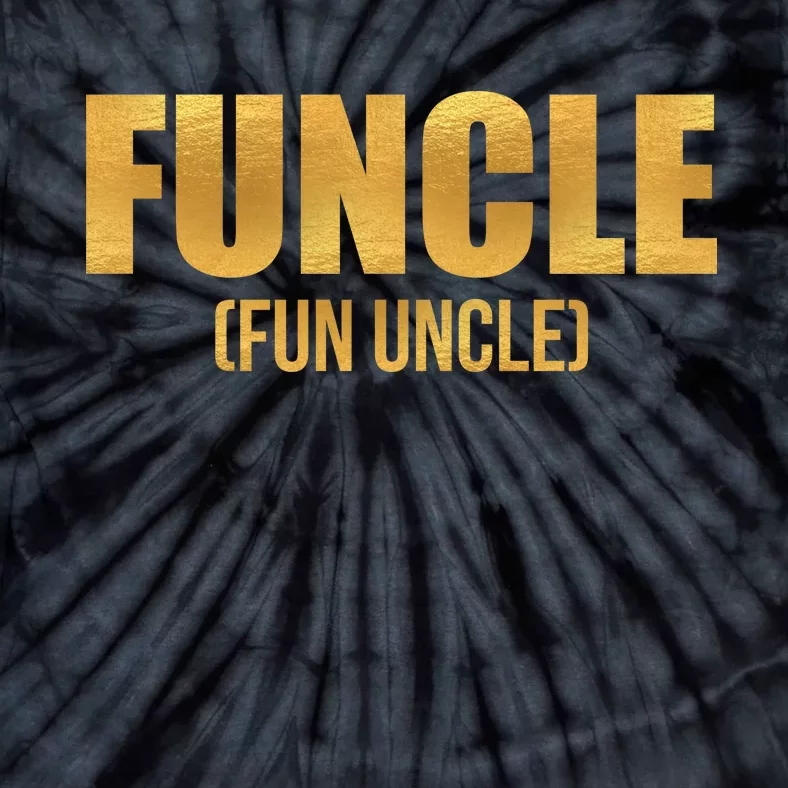 Limited Edition FUNCLE Fun Uncle Gold Print Tie-Dye T-Shirt