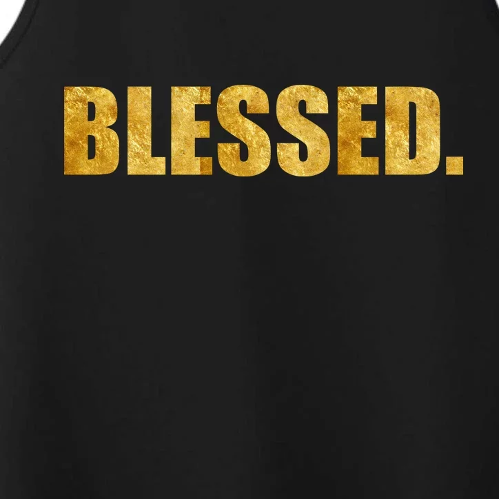 Limited Edition Gold Blessed Performance Tank