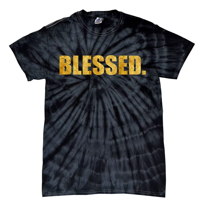 Limited Edition Gold Blessed Tie-Dye T-Shirt