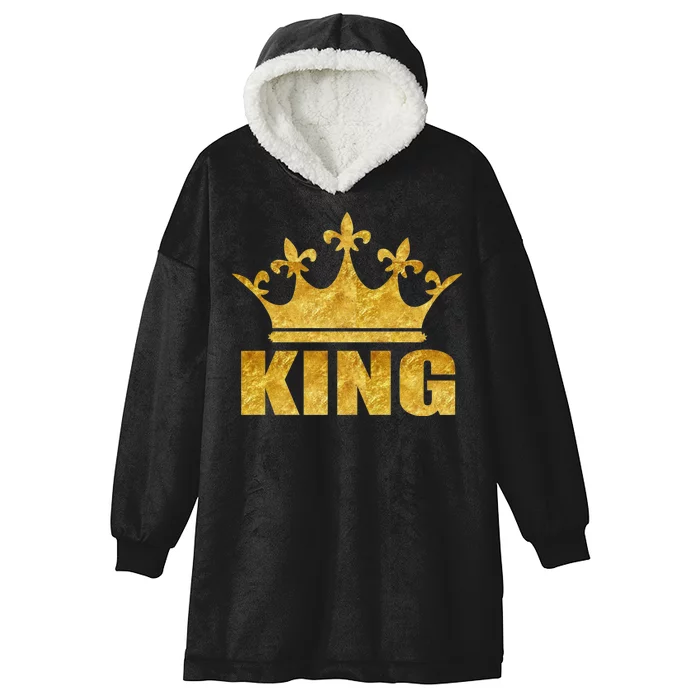 Limited Edition King Gold Print Hooded Wearable Blanket