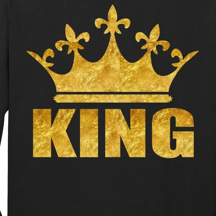 Limited Edition King Gold Print Tall Long Sleeve T-Shirt