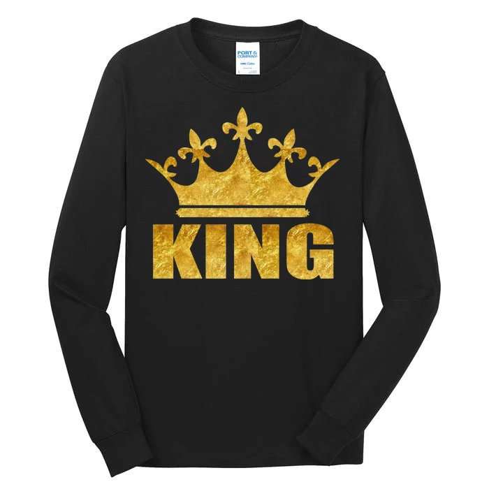 Limited Edition King Gold Print Tall Long Sleeve T-Shirt