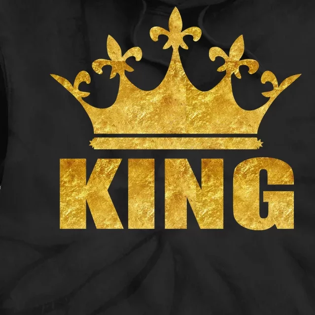 Limited Edition King Gold Print Tie Dye Hoodie