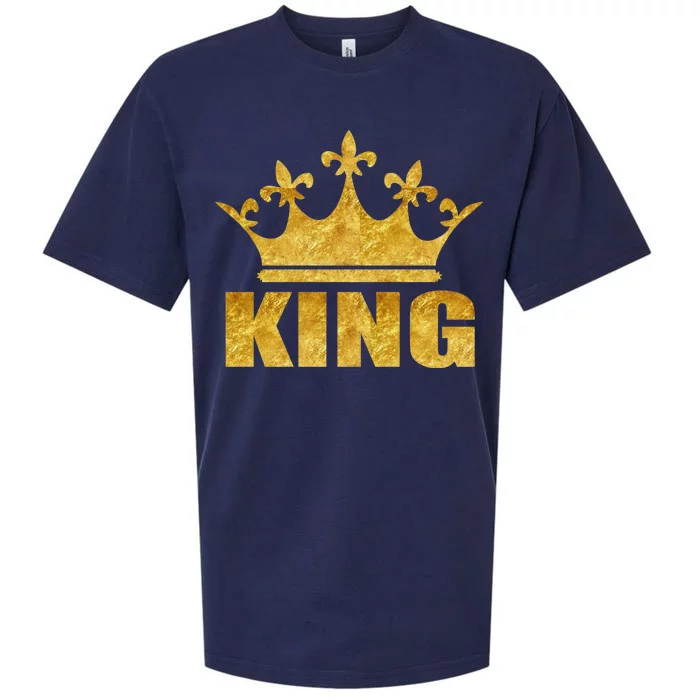 Limited Edition King Gold Print Sueded Cloud Jersey T-Shirt