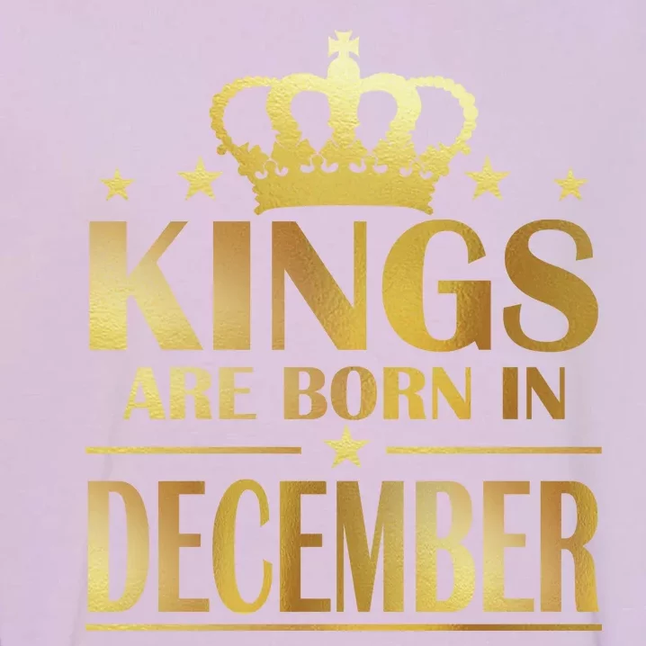 Limited Edition Kings Are Born in December Gold Print Garment-Dyed Sweatshirt